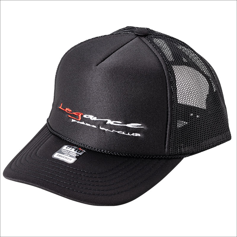 OTTO x LEGANCE　Mesh cap Cursive LOGO ブラック