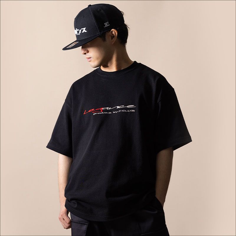 9.1オンス オーバーサイズＴシャツ New cursive x LEGANCE OSAKA LOGO