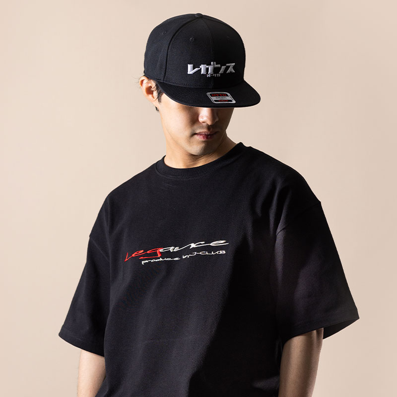 OTTO x LEGANCE Flat cap LEGANCE OSAKA LOGO ブラック