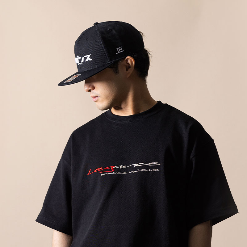 OTTO x LEGANCE Flat cap LEGANCE OSAKA LOGO ブラック