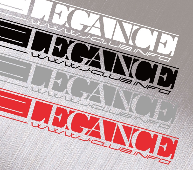 LEGANCE ブランドサイドデカール　ロング用