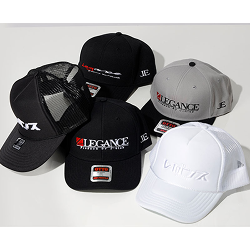 OTTO x LEGANCE　Flat cap LEGANCE OSAKA LOGO ブラックxチャコール
