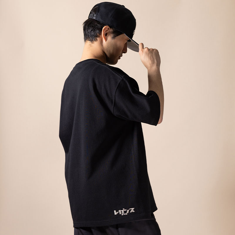 9.1オンス オーバーサイズＴシャツ New cursive x LEGANCE OSAKA LOGO
