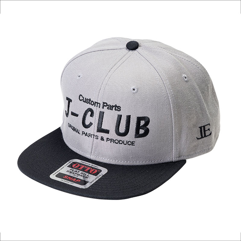 OTTO x LEGANCE　Flat cap J-CLUB LOGO ライトグレー×ブラック
