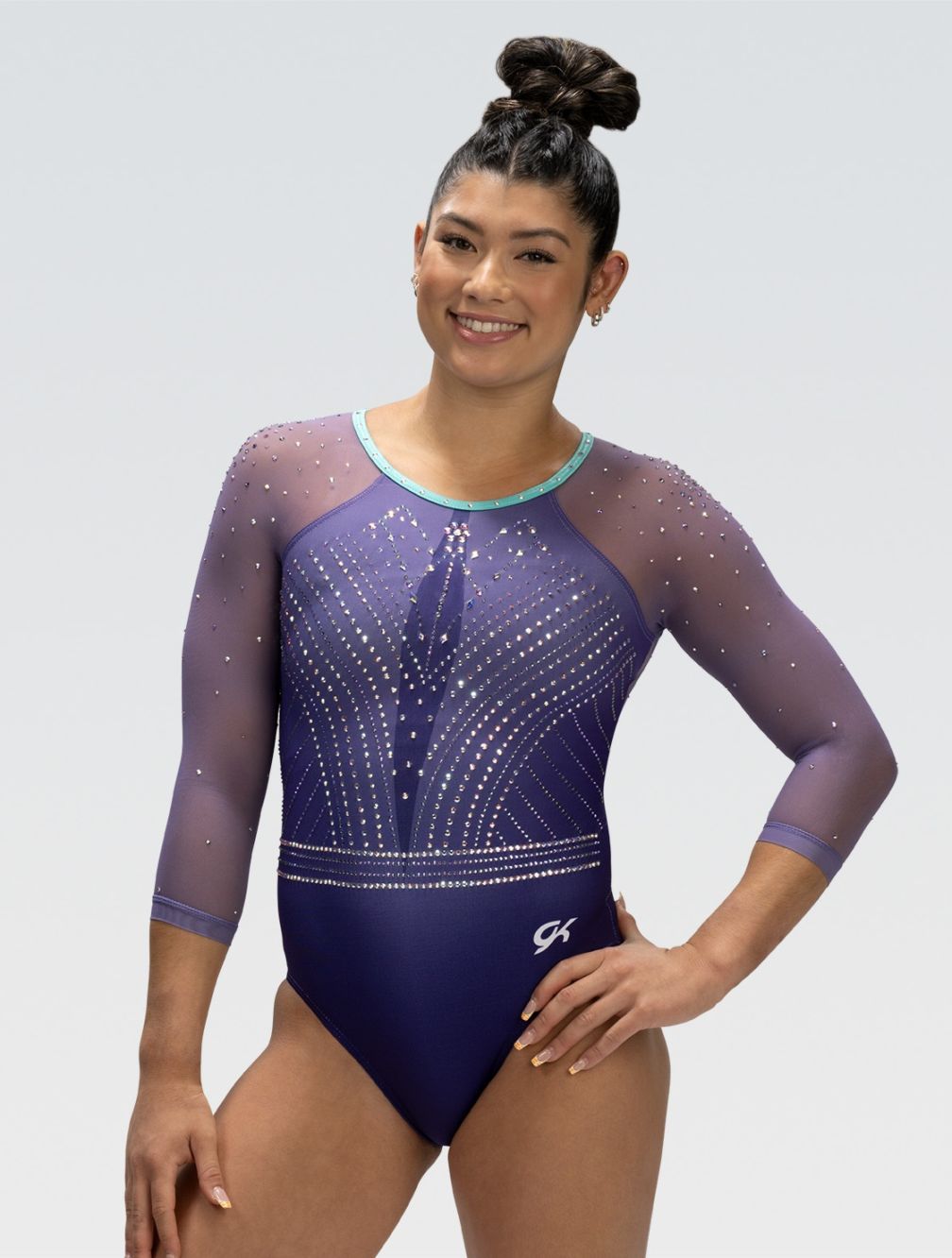 【#4958S】カラー変更自由！大会用オーダーレオタード　お問合せからの注文必須