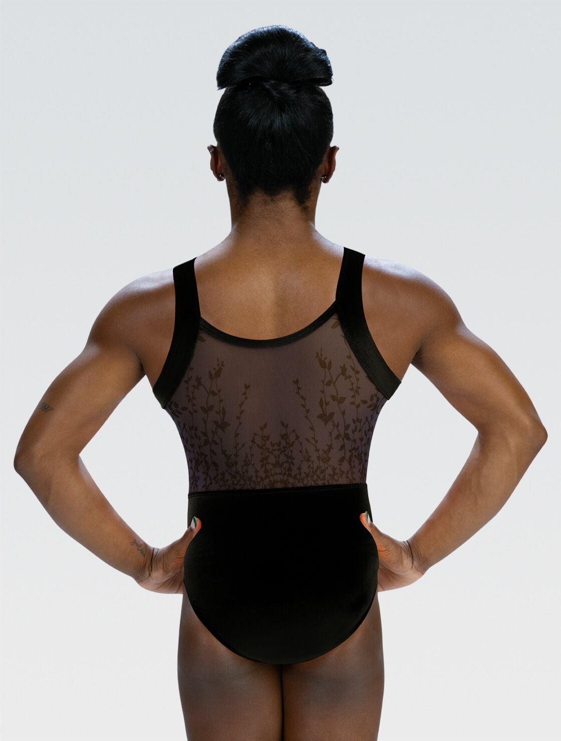 【E5251】ルーテッド パワー タンク レオタード