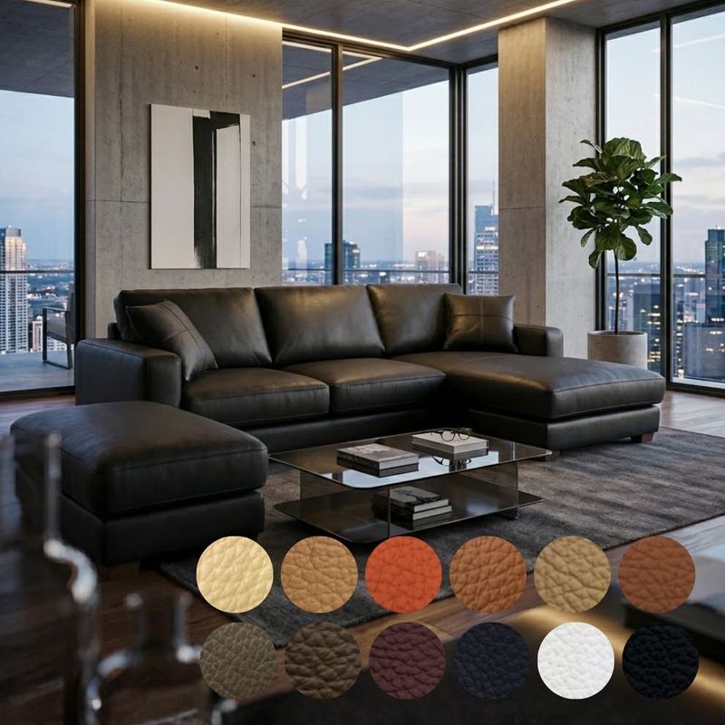 ソファ ソファー 革 レザー 本革 カウチソファ 3人掛けソファ ワイド カウチ 大型 コーナー L字 ローバック 3シート シンプル モダン 黒 ブラック Lelax Divina リラックス ディヴィーナ 幅250cm 本革 総革 厚革1.5mm厚