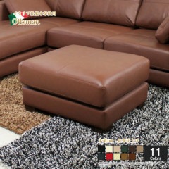 オットマン スツール 1人用 1人掛け ローソファー コンパクト 総革 本