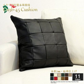 クッション イタリア製 本皮 本皮 総革 革 総皮 皮 座布団 背当て ソファ ソファー シート 本革 本皮 cu3b-45-97 ブラック  ソファ おすすめ 家具 北欧 インテリア おしゃれ