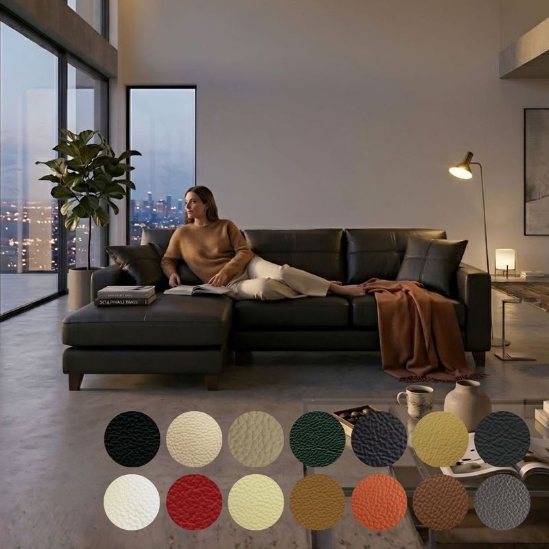 ソファー ソファ 本革 カウチソファ 3人掛け コーナーソファ L字 ローバック 自社ブランド 大型ソファ ワイド 2人掛け 三人掛け レザー モダン 応接室 リビング おしゃれ  Lelax Vivace-250 リラックス ヴィヴァーチェ 幅250cm 本革 半革 1mm厚