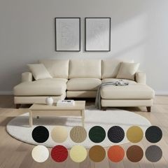 総革 ソファ ソファー 革 レザー 本革 カウチソファ 3人掛けソファ ワイド 大型 カウチ コーナー L字 ローバック 3シート シンプル モダン 白 ホワイト Lelax Vivace-250 リラックス ヴィヴァーチェ 幅250cm 本革 総革 1mm厚