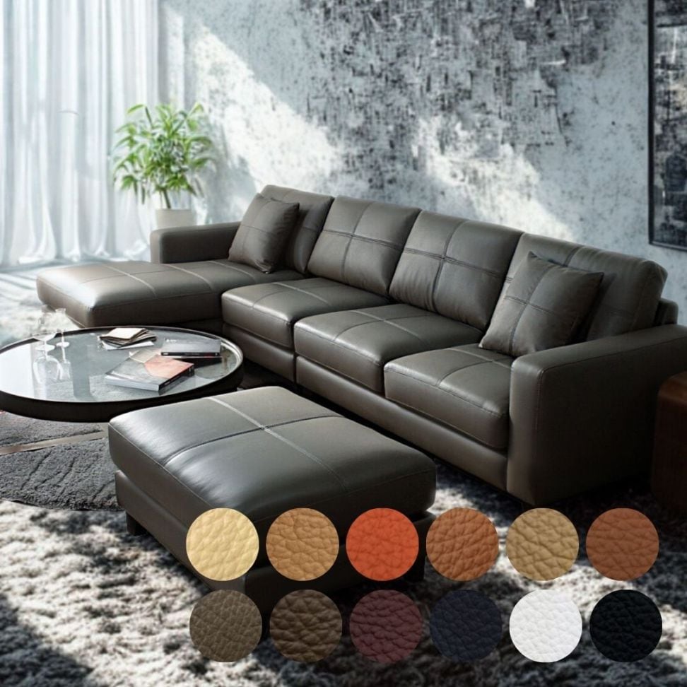 ソファー 革 レザー ソファ 本革 カウチソファ 4人掛けソファ ワイド