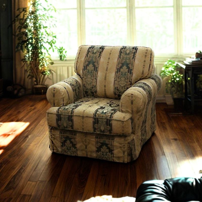 ソファ ソファー 1人掛けソファ アメリカン カバーリングソファ ダイニングソファ ラウンジソファ 応接ソファ コンパクト 会議室 オフィス 待合室 ロビー 柄模様 Nobile ノービレ 幅100cm 布地 ファブリック