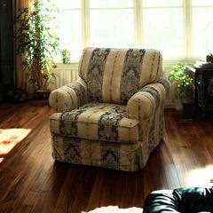 ソファ ソファー 1人掛けソファ アメリカン カバーリングソファ ダイニングソファ ラウンジソファ 応接ソファ コンパクト 会議室 オフィス 待合室 ロビー 柄模様 Nobile ノービレ 幅100cm 布地 ファブリック