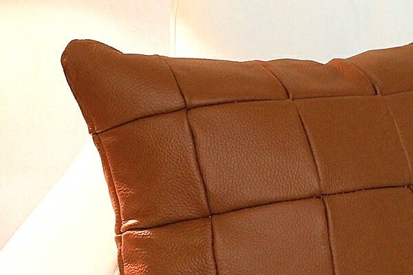 クッション イタリア製 本皮 厚革 本皮 総革 革 総皮 皮 座布団 背当て ソファ ソファー シート cu3b-45-m004 シェンナ  ソファ おすすめ 家具 北欧 インテリア おしゃれ