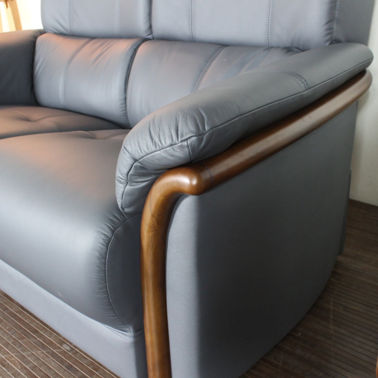 【本革】ブラウンレザー2人掛けソファ to meet ソファー マリアン ライトブラウン ソファ 2人掛け 二人