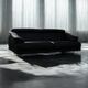 ソファ ソファー 革 レザー 本革 3人掛けソファ ワイド 2人掛けソファ ハイバック ヘッドレスト ローバック 2シート 奥行 深い シンプル モダン 黒 Lelax Valerie リラックス ヴァレリー 幅203cm/181cm 本革 総革 1mm厚
