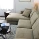 ソファ ソファー カウチソファ 3人掛けソファ ワイド 大型 カウチ コーナー L字 ソファセット ローバック 3シート シンプル モダン クッション付き ベージュ Lelax Vivace-F-250 リラックス ヴィヴァーチェ 幅250cm 布地