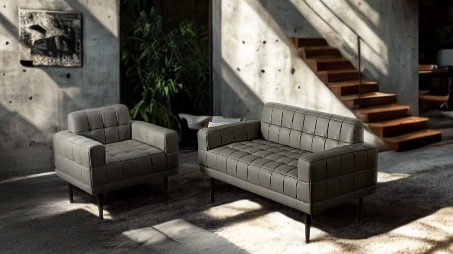 ソファ ソファー 革 レザー 本革 2人掛け コンパクト ダイニングソファ