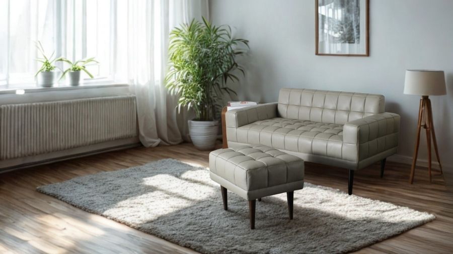 ソファ ソファー 革 レザー 本革  2人掛け コンパクト ダイニングソファ ラウンジソファ ローバック 応接ソファ モダン 会議室 オフィス 待合室 ロビー 黒 ブラック Lelax Quadro リラックス クアドロ 幅133cm 本革 半革 1mm厚