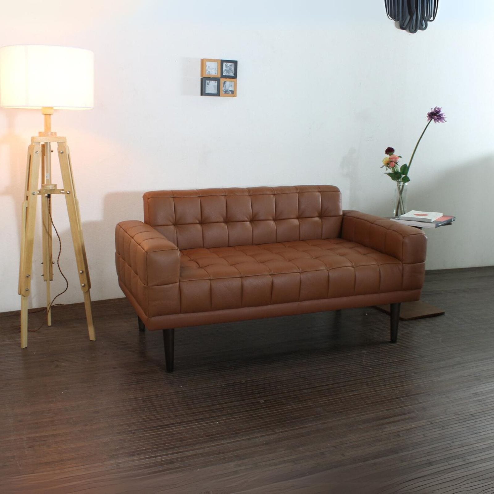 ブラウン 2人掛けソファ ソファ ソファー 革 レザー 本革 2人掛けソファ ダイニングソファ