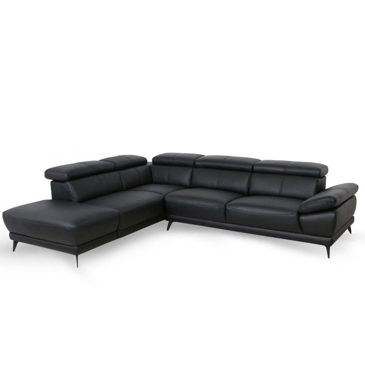 ソファ ソファー 革 レザー 本革 カウチソファ コーナーソファ 3人掛けソファ 4人掛けソファ ワイド 大型 L字 ハイバック ヘッドレスト ローバック シンプル モダン Lelax Vito リラックス ヴィトー 幅287cm 本革 半革