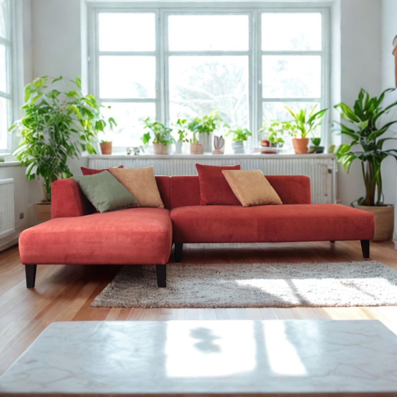 ソファー カウチソファ 3人掛けソファ 2人掛けソファ コーナーソファ カバーリングソファ ワイド 大型 カウチ L字 ローバック シンプル モダン 奥行 深い 白 ホワイト Lelax Luminoso リラックス ルミノソ 幅249cm 布地