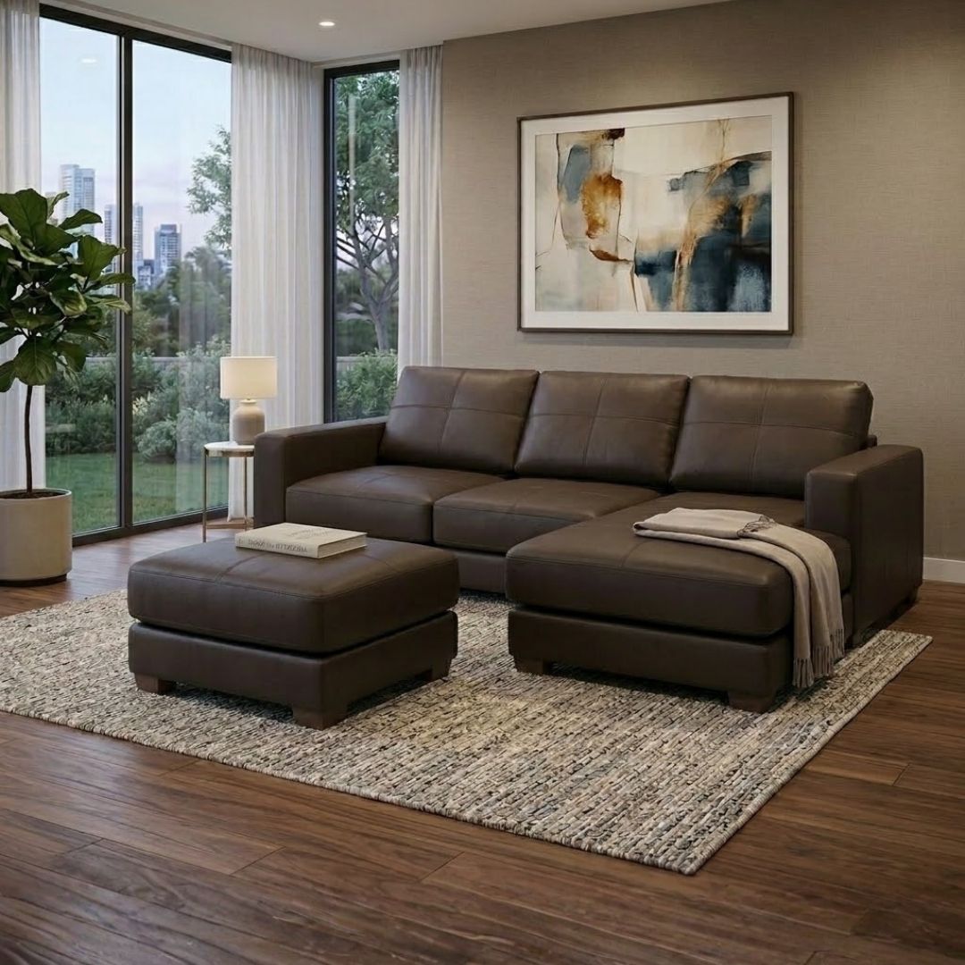 ソファー 革 レザー ソファ 本革 カウチソファ 3人掛けソファ コンパクト カウチ コーナー L字 ローバック 3シート シンプル モダン 白 ホワイト Lelax Vivace-220 リラックス ヴィヴァーチェ 幅220cm 本革 総革 1mm厚