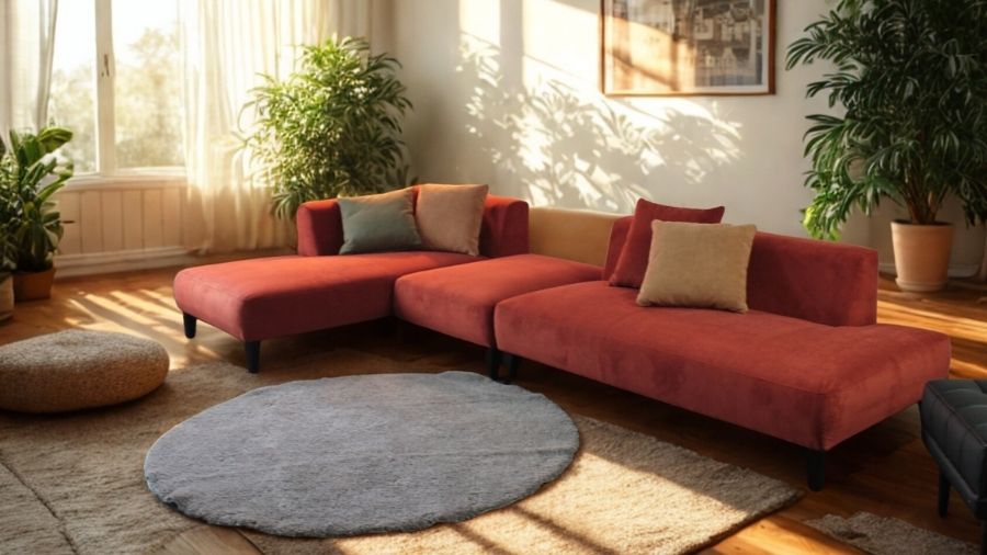 ソファ ソファー カウチソファ 3人掛けソファ 2人掛けソファ コーナーソファ カバーリングソファ ワイド 大型 コーナー L字 ローバック シンプル オットマン付き 白 ホワイト Lelax Luminoso リラックス ルミノソ 幅249cm 布地