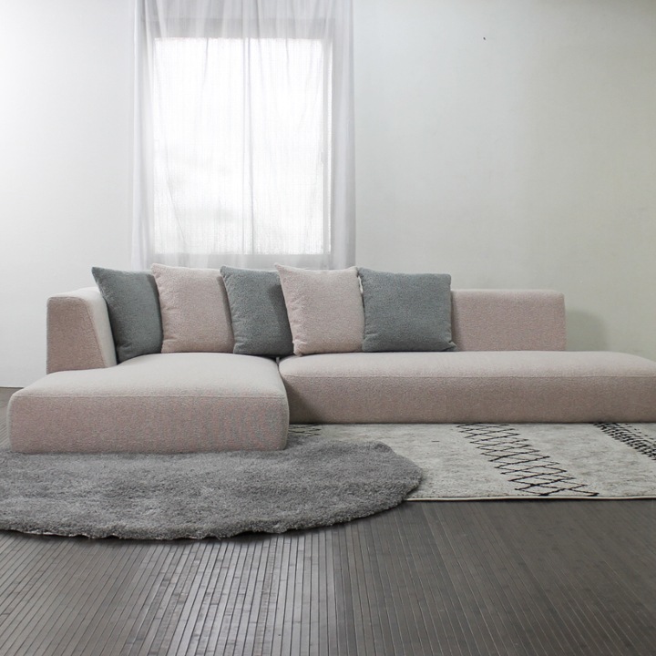 ソファー ソファ カウチソファ 3人掛けソファ 2人掛けソファ コーナーソファ カバーリング ワイド 大型 カウチ L字 ローバック 韓国インテリア 北欧風 モダン 白 Lelax Luminoso seconda ルミノソ セコンダ  幅249cm 布地 ファブリック