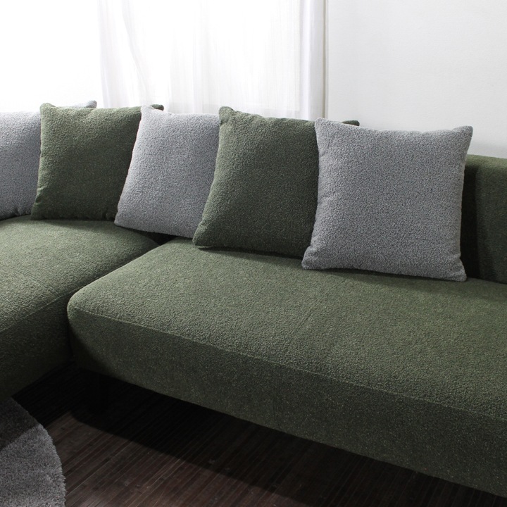 ソファー ソファ カウチソファ 3人掛けソファ 2人掛けソファ コーナーソファ カバーリング ワイド 大型 カウチ L字 ローバック 韓国インテリア 北欧風 モダン 白 Lelax Luminoso seconda ルミノソ セコンダ  幅249cm 布地 ファブリック