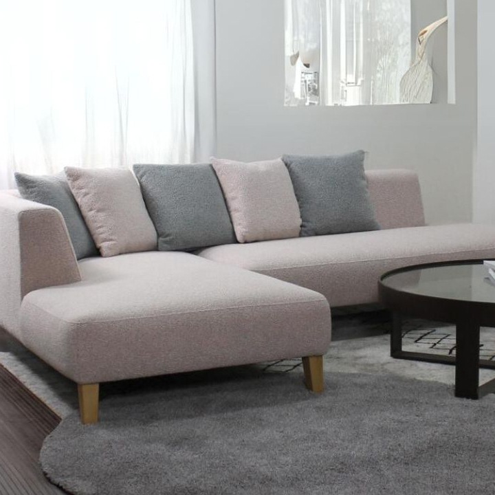 ソファー ソファ カウチソファ 3人掛けソファ 2人掛けソファ コーナーソファ カバーリング ワイド 大型 カウチ L字 ローバック 韓国インテリア 北欧風 モダン 白 Lelax Luminoso seconda ルミノソ セコンダ  幅249cm 布地 ファブリック