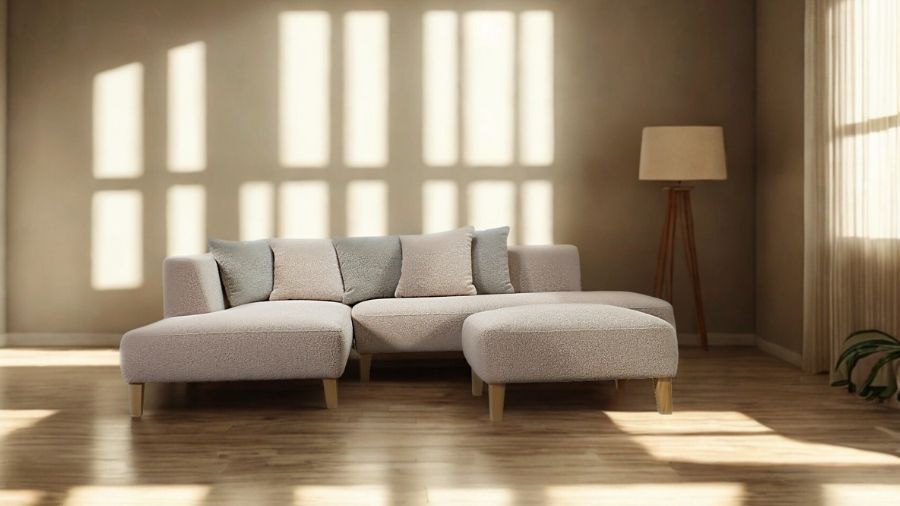 ソファ ソファー カウチソファ 3人掛けソファ 2人掛けソファ コーナーソファ カバーリング ワイド 大型 コーナー L字 ローバック シンプル 韓国インテリア 北欧風 ピンク ナチュラル Luminoso seconda ルミノソ セコンダ 幅249cm 布地