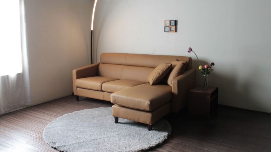 ソファー 革 レザー ソファ 本革 カウチソファ 3人掛けソファ コンパクト カウチ コーナー L字 ソファセット 3シート シンプル Stilosa♯188 スティローザ 幅188cm 本革 半革 厚革1.5mm厚