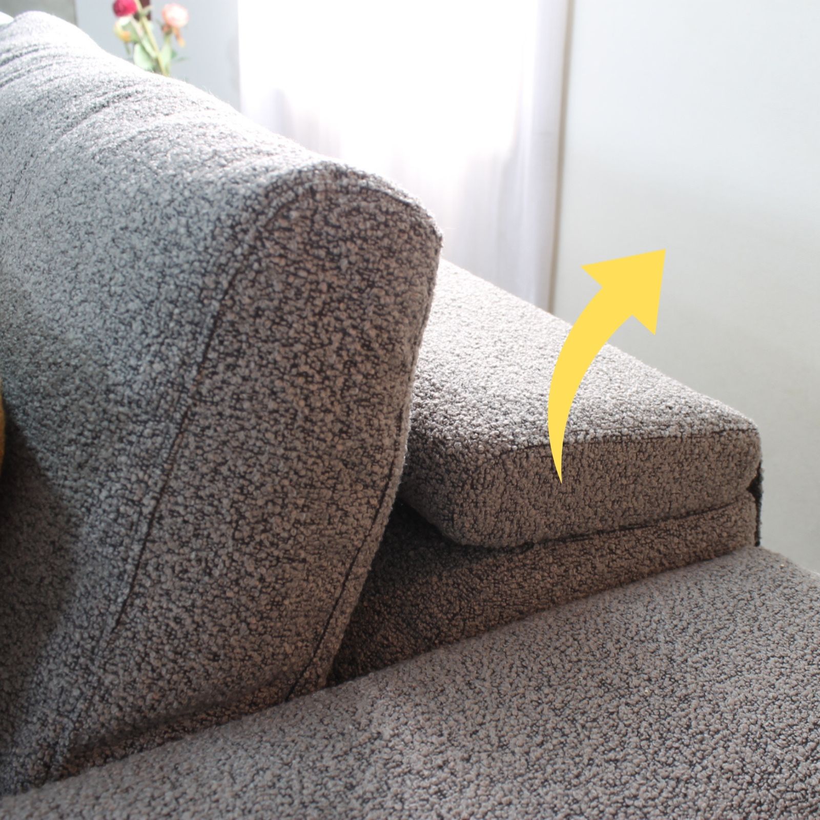 ソファー ソファ 3人掛けソファ 2人掛けソファ コンパクト ローバック ハイバック シンプル ワイドシート モダン ブークレ生地 布地 合成皮革 北欧風 おしゃれ Amabile アマービレ 選べる3サイズ 幅195/175/155cm