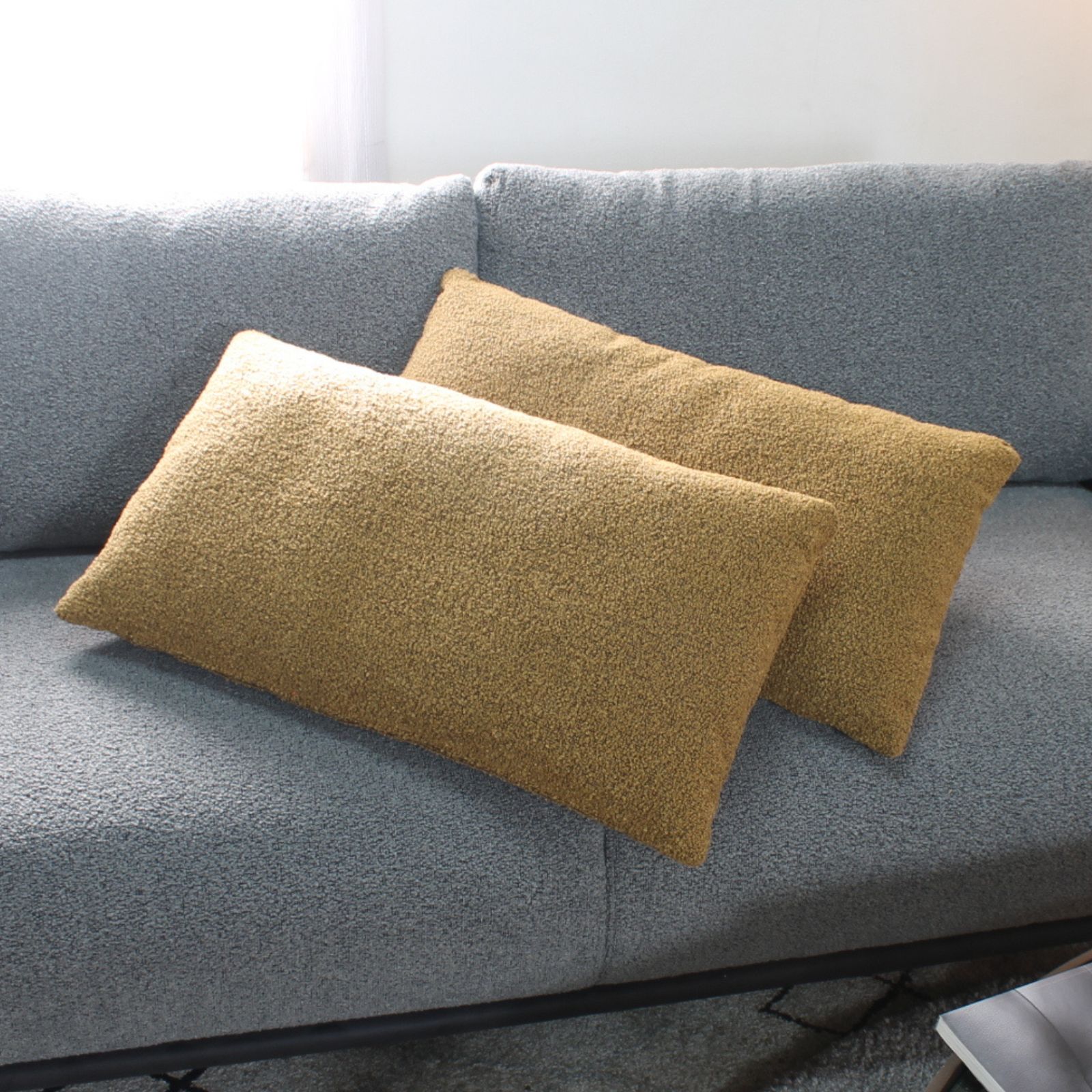 ソファー ソファ 3人掛けソファ 2人掛けソファ コンパクト ローバック ハイバック シンプル ワイドシート モダン ブークレ生地 布地 合成皮革 北欧風 おしゃれ Amabile アマービレ 選べる3サイズ 幅195/175/155cm