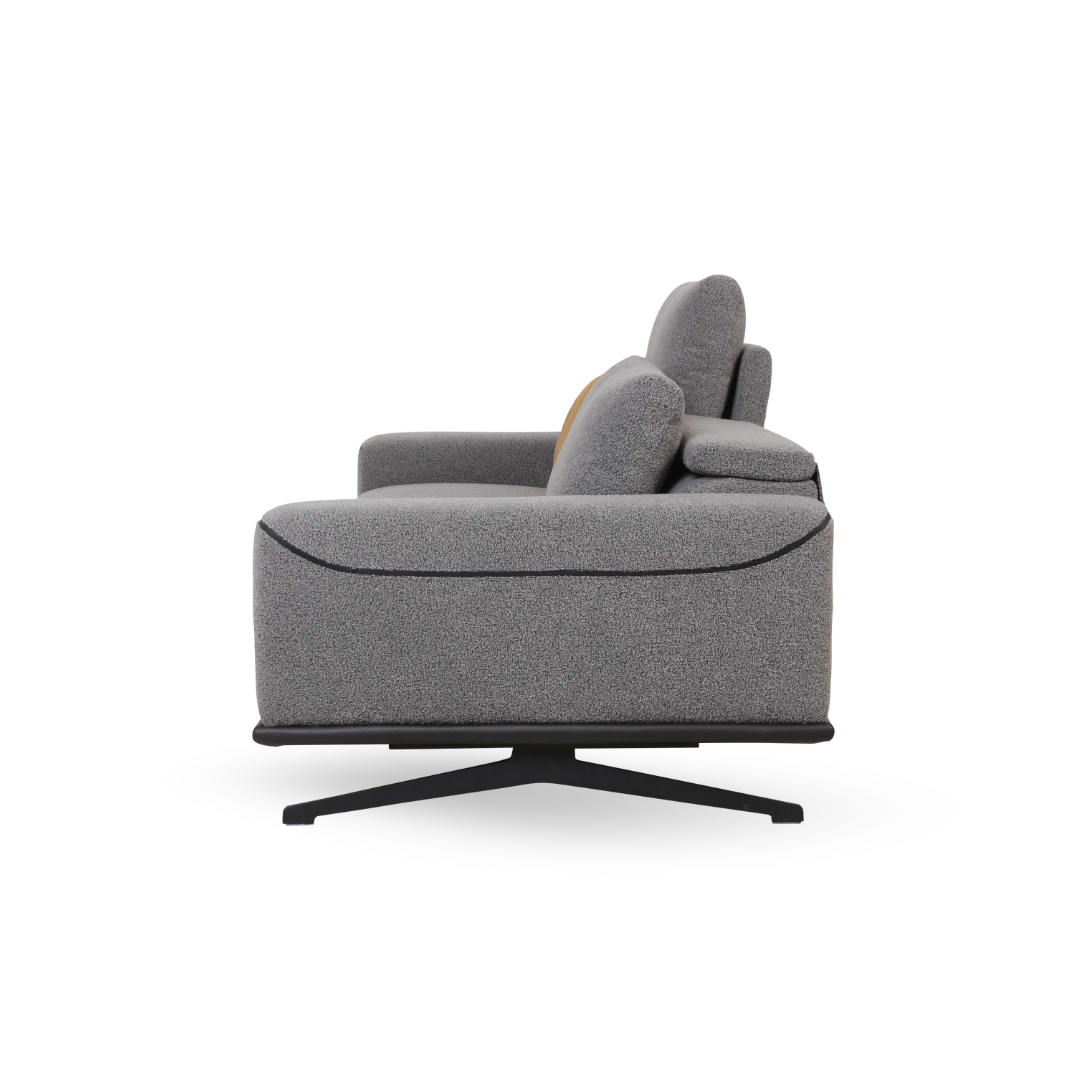 ソファー ソファ 3人掛けソファ 2人掛けソファ コンパクト ローバック ハイバック シンプル ワイドシート モダン ブークレ生地 布地 合成皮革 北欧風 おしゃれ Amabile アマービレ 選べる3サイズ 幅195/175/155cm