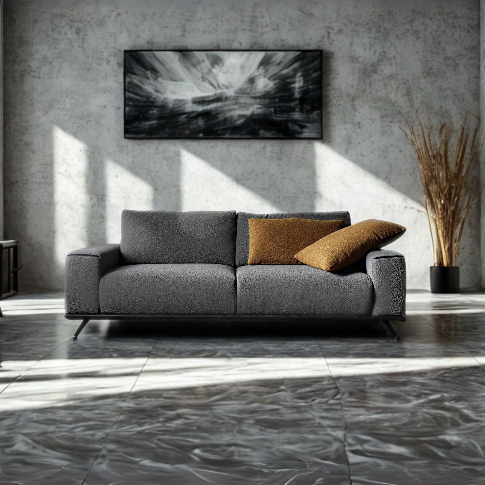 ソファー ソファ 3人掛けソファ 2人掛けソファ コンパクト ローバック ハイバック シンプル ワイドシート モダン ブークレ生地 布地 合成皮革 北欧風 おしゃれ Amabile アマービレ 選べる3サイズ 幅195/175/155cm