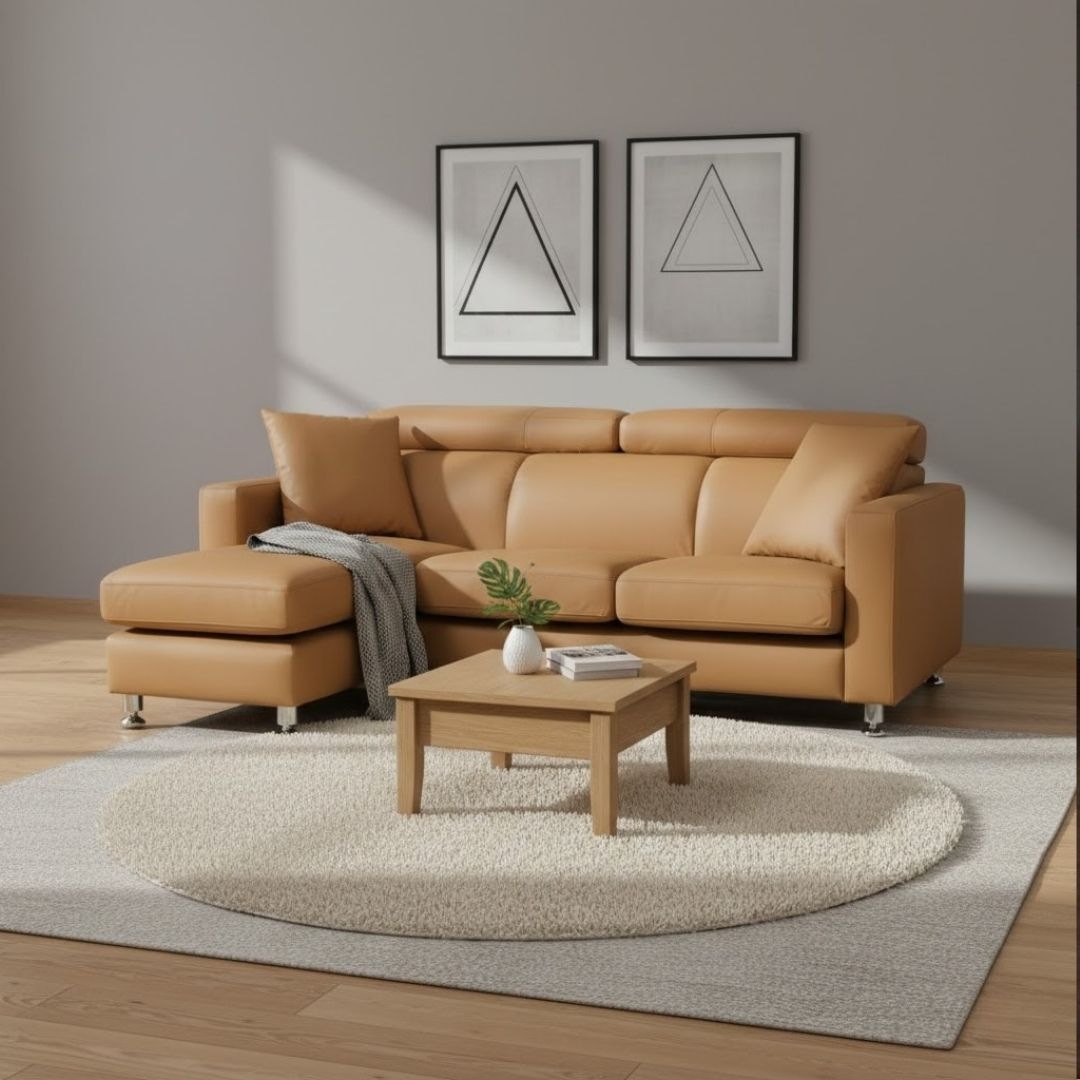 ソファー 革 レザー ソファ 本革 カウチソファ 3人掛けソファ コンパクト コーナー L字 ハイバック ローバック ヘッドレスト 3シート シンプル 黒 Lelax Vogue リラックス ヴォーグ 幅196cm 本革 半革 厚革1.5mm厚