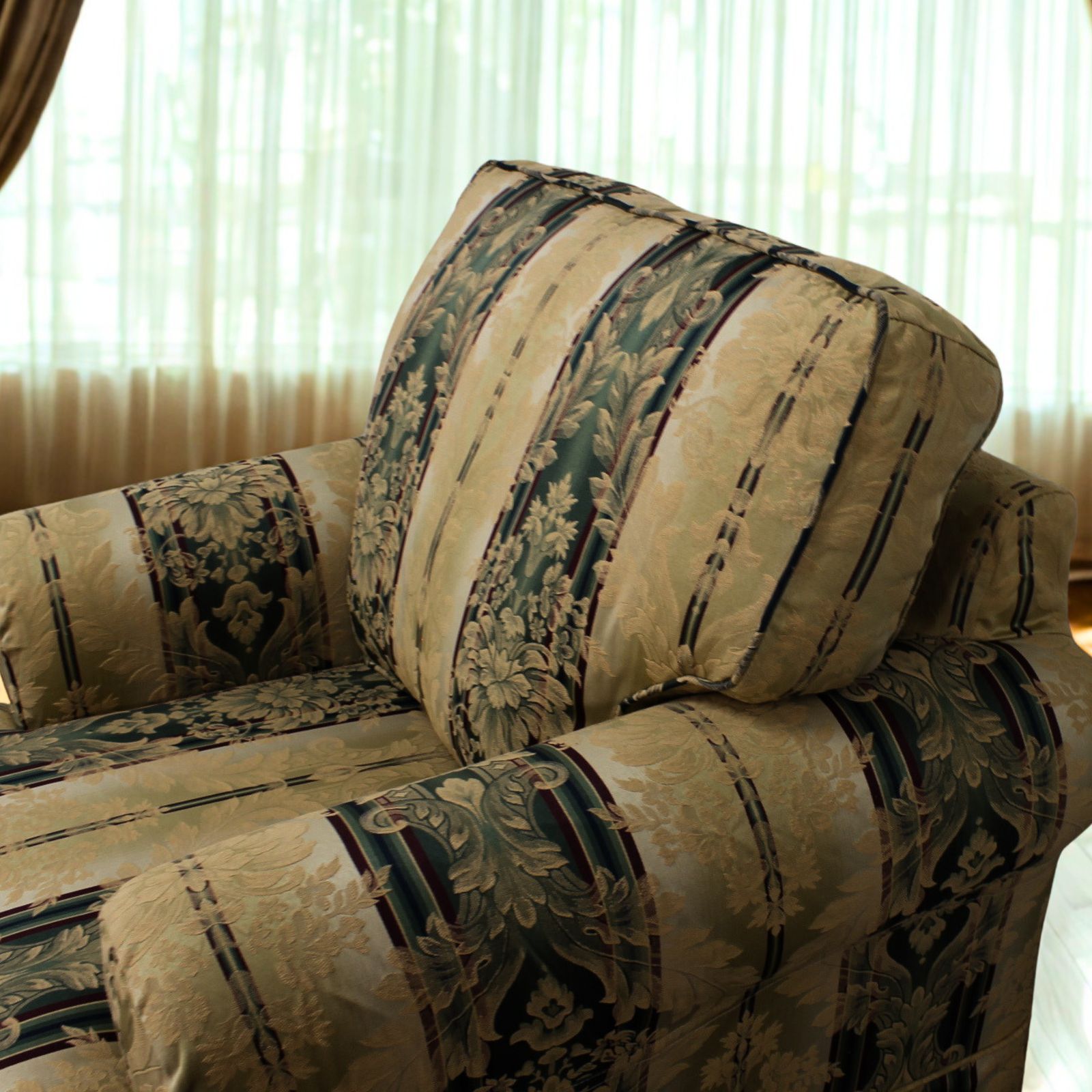 ソファ ソファー 2人掛けソファ アメリカン カバーリングソファ ダイニングソファ ラウンジソファ 応接ソファ コンパクト 会議室 オフィス 待合室 ロビー 柄模様 Nobile ノービレ 幅160cm 布地 ファブリック