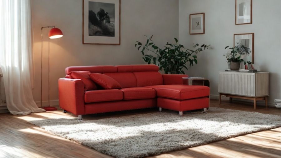 ソファ ソファー 革 レザー 本革 カウチソファ 3人掛けソファ コンパクト カウチ コーナー L字 ハイバック ローバック ヘッドレスト 3シート シンプル 白 Lelax Vogue リラックス ヴォーグ 幅196cm 本革 半革 1mm厚