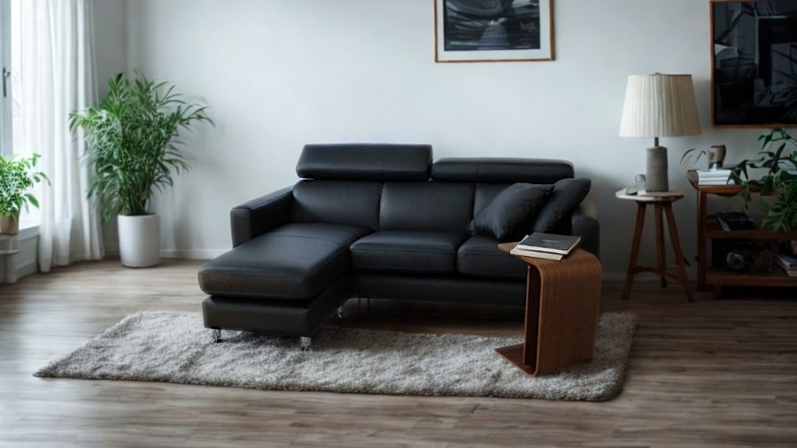 ソファ ソファー 革 レザー 本革 カウチソファ 3人掛けソファ コンパクト カウチ コーナー L字 ハイバック ローバック ヘッドレスト 3シート シンプル 白 Lelax Vogue リラックス ヴォーグ 幅196cm 本革 半革 1mm厚