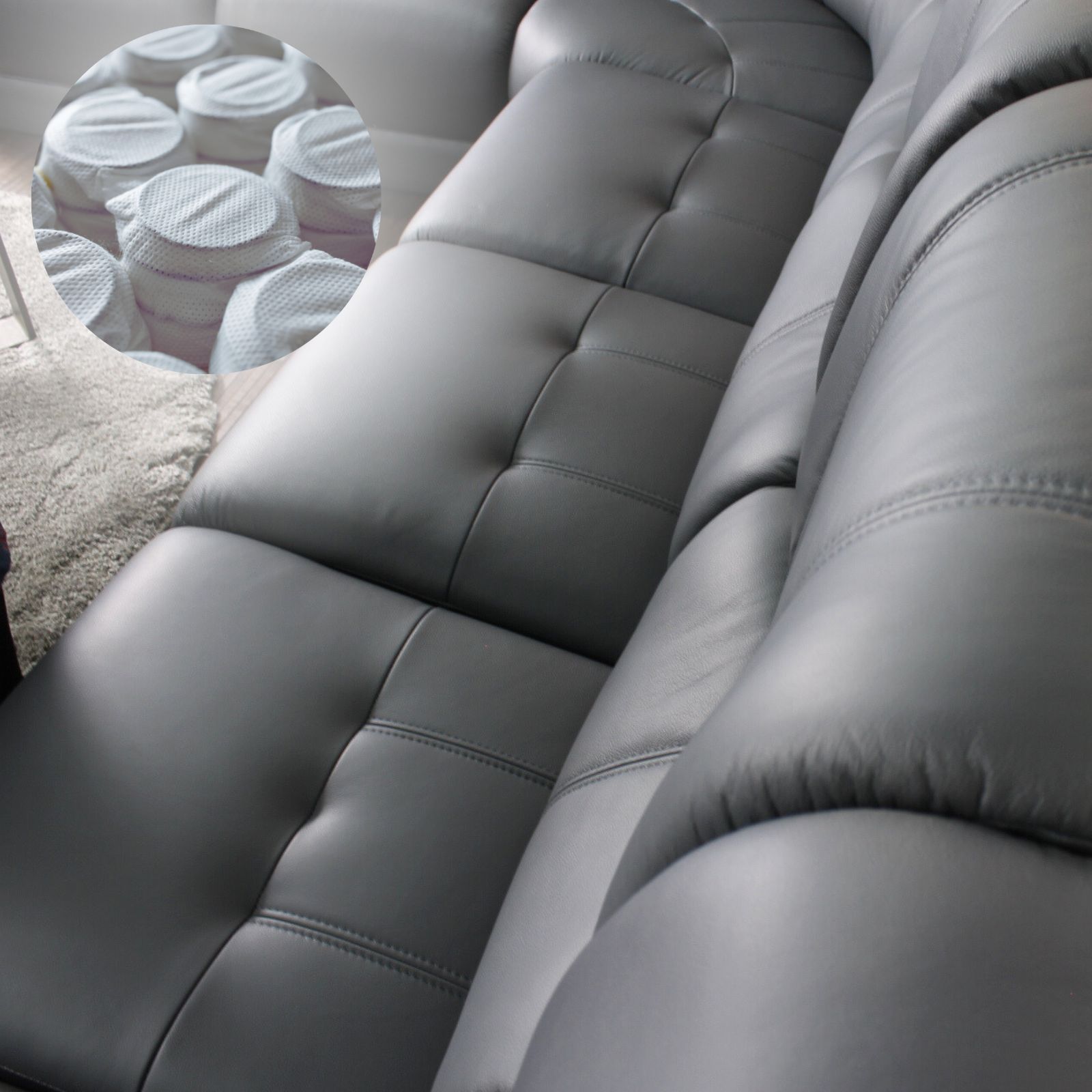 ソファ ソファー 革 レザー 本革  1人掛け コーナーソファ ダイニングソファ ラウンジソファ ハイバック 1シート コンパクト 応接ソファ モダン 会議室 オフィス 待合室 ロビー パープル/グレイ Eterna エテルナ 幅96cm 本革 半革 1mm厚