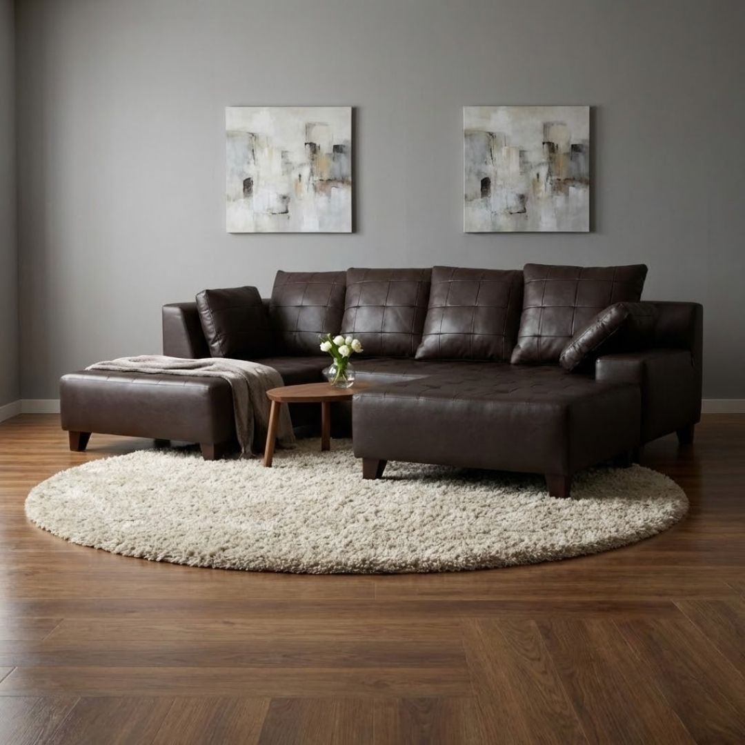 ソファ ソファー 革 レザー 本革 カウチソファ 3人掛けソファ ワイド 大型 カウチ コーナー L字 ローバック シンプル 奥行 深い 白 Sogno di Lusso-246 リラックス ソーニョ デ ルッソ 幅246cm 本革 半革 1mm厚