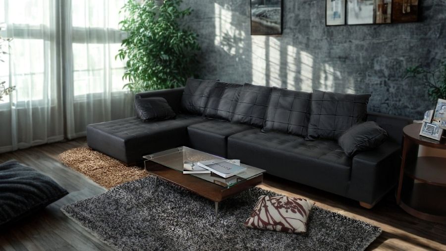 ソファー 革 レザー ソファ 本革 カウチソファ 4人掛けソファ ワイド 大型 コーナー L字 ローバック アームレスソファ付き シンプル Sogno di Lusso-306 リラックス ソーニョ デ ルッソ 幅306cm 本革 半革 厚革1.5mm厚