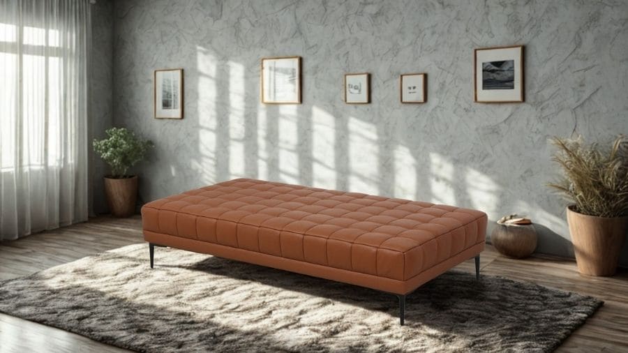 ソファ ソファー 革 レザー 本革 ベンチタイプ アイランドソファ 3人掛けソファ ダイニングソファ ラウンジソファ コンパクト ローソファ ローバック 応接ソファ シンプル オフィス 待合室 ロビー  Quadro Panca クアドロ パンカ 幅160cm 本革 半革 厚革1.5mm厚