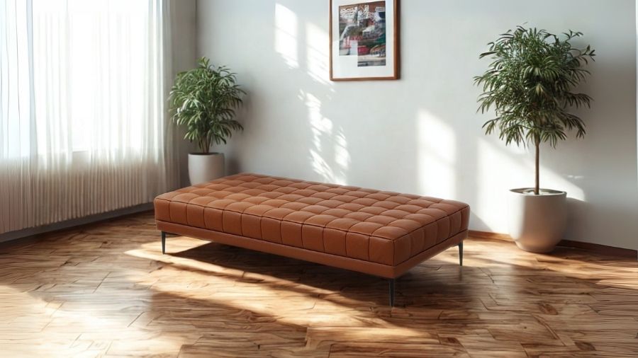 ソファ ソファー 革 レザー 本革 ベンチタイプ アイランドソファ 3人掛けソファ ダイニングソファ ラウンジソファ コンパクト ローソファ ローバック 応接ソファ シンプル オフィス 待合室 ロビー  Quadro Panca クアドロ パンカ 幅160cm 本革 半革 厚革1.5mm厚