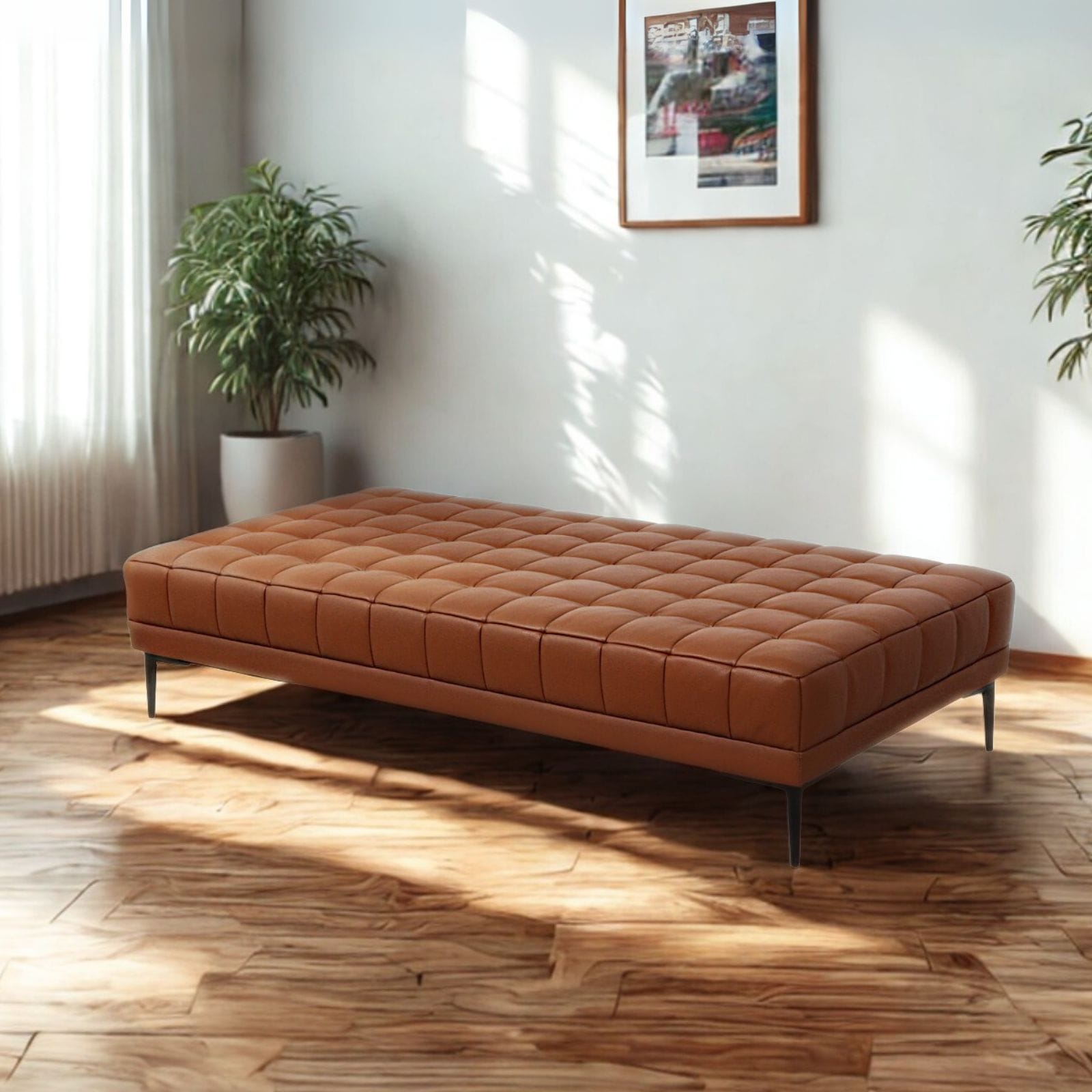 ソファ ソファー 革 レザー 本革 ベンチタイプ アイランドソファ 3人掛けソファ ダイニングソファ ラウンジソファ コンパクト ローソファ ローバック 応接ソファ シンプル オフィス 待合室 ロビー  Quadro Panca クアドロ パンカ 幅160cm 本革 半革 厚革1.5mm厚