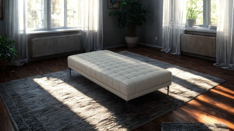 ソファ ソファー 革 レザー 本革 ベンチタイプ アイランドソファ 3人掛けソファ ダイニングソファ ラウンジソファ コンパクト ローソファ ローバック 応接ソファ シンプル 会議室 オフィス 待合室 ロビー  Quadro Panca クアドロ パンカ 幅160cm 本革 半革 1mm厚