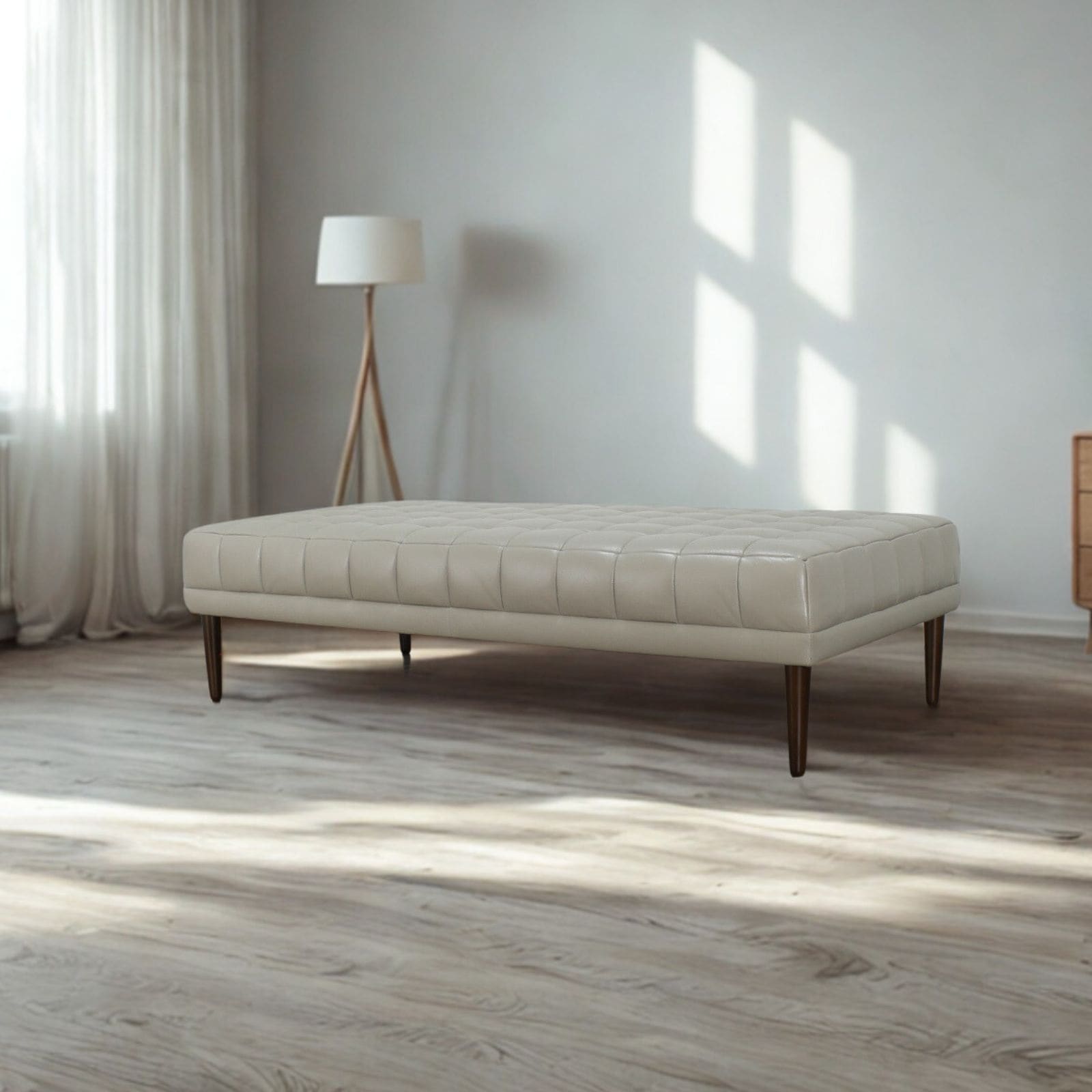 ソファ ソファー 革 レザー 本革 ベンチタイプ アイランドソファ 3人掛けソファ ダイニングソファ ラウンジソファ コンパクト ローソファ ローバック 応接ソファ シンプル 会議室 オフィス 待合室 ロビー  Quadro Panca クアドロ パンカ 幅160cm 本革 半革 1mm厚